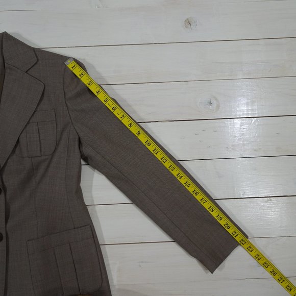 Ann Taylor Loft Petites Wool Blend Blazer 4P - Picture 9 of 10